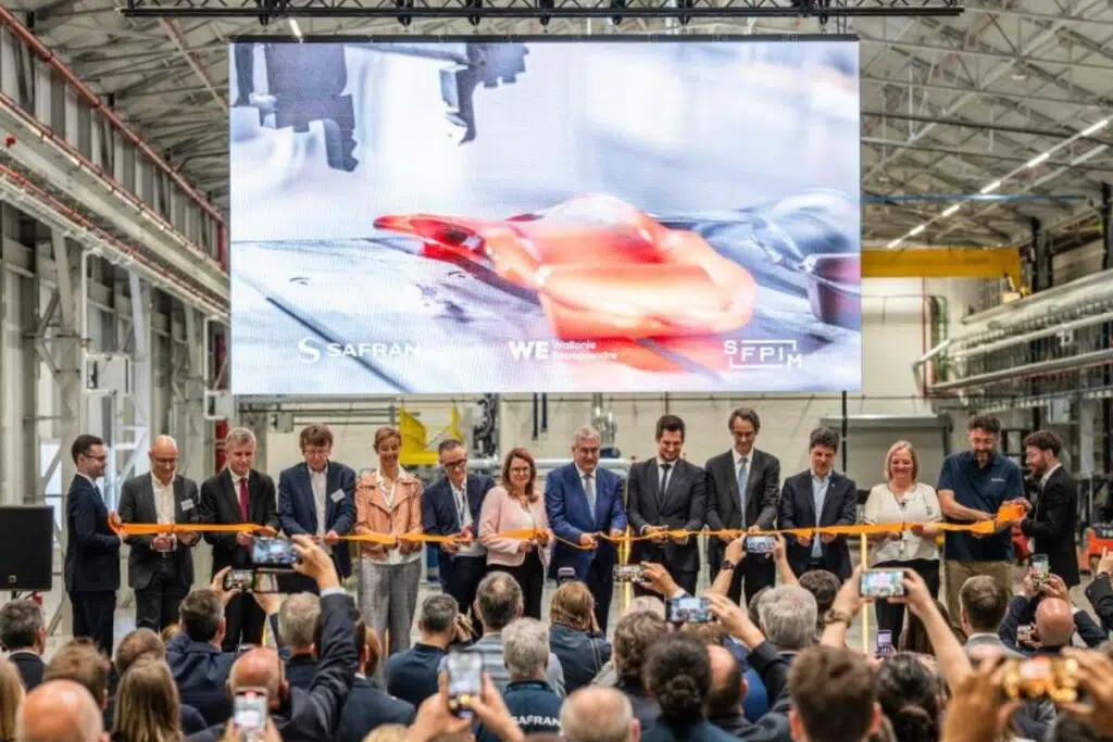 Inauguration de Safran Blades le 3 juin 2025.