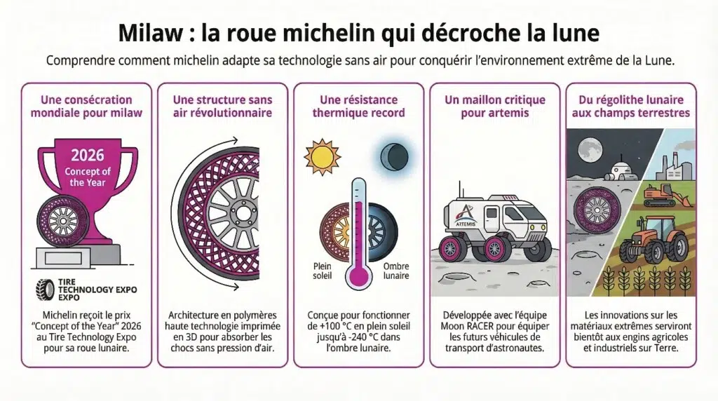 La roue lunaire sans air de Michelin