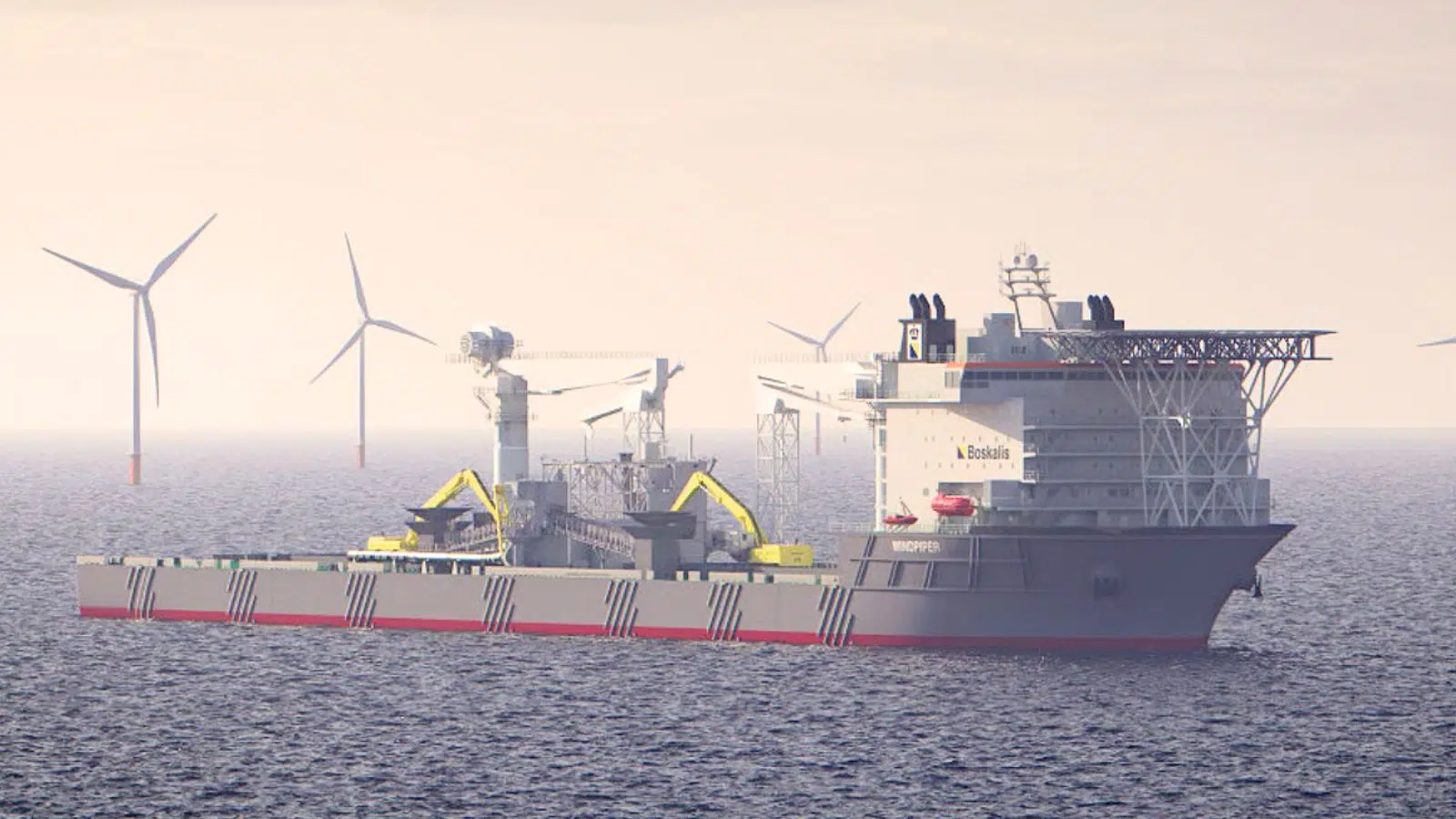 Les Pays-Bas battent un record mondial avec ce « monstre » de 45 500 tonnes destiné au transport de blocs de pierre pour la construction d'éoliennes offshore Les Pays-Bas battent un record mondial avec ce « monstre » de 45 500 tonnes destiné au transport de blocs de pierre pour la construction d'éoliennes offshore