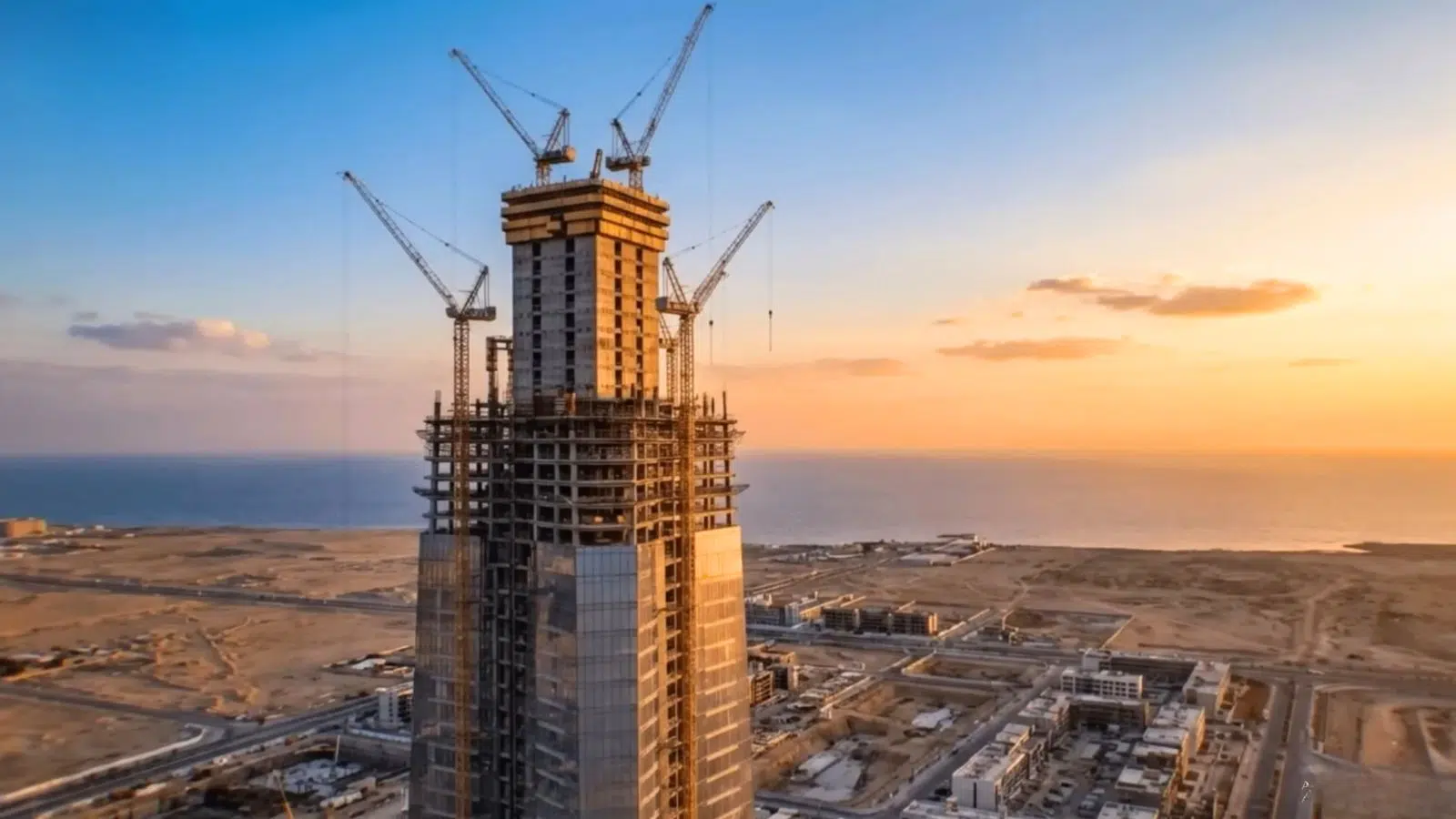 Le plus grand immeuble du monde vient de dépasser le 95e étage ! Quand il sera fini il en comptera 167 pour 1 008 mètres de haut : la tour de Djeddah