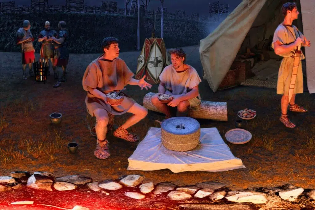 Rufus et Félix vous racontent la vie dans le camp romain.