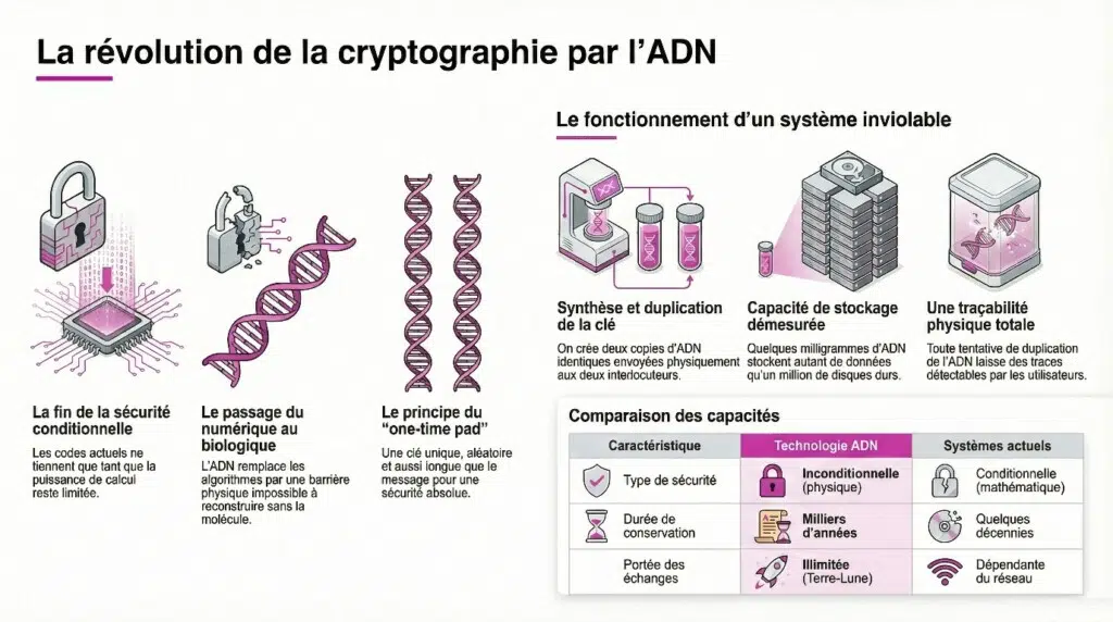 La cryptographie ADN