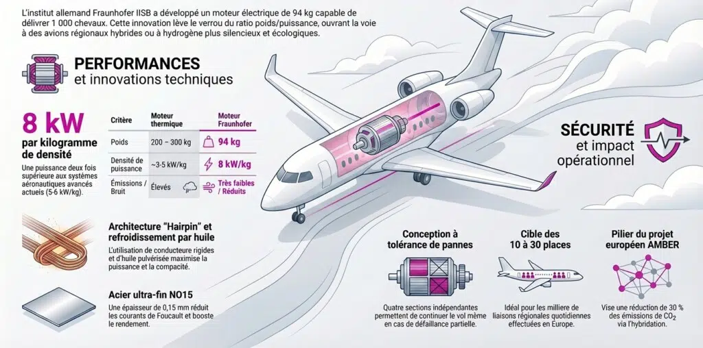 Moteur électrique d'avion Fraunhofer IISB