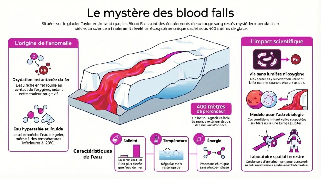 Le mystère des blood falls