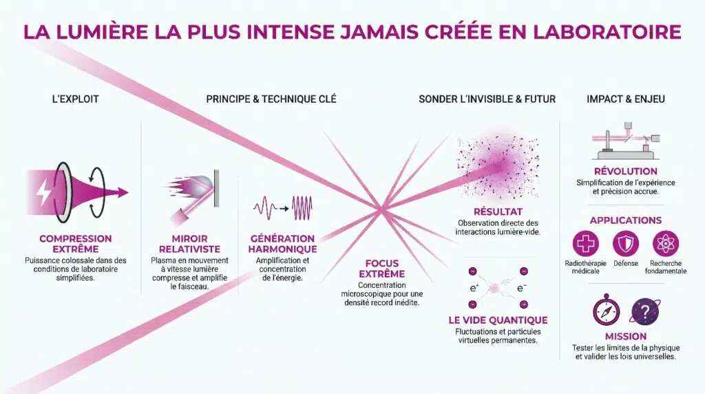 Comprendre le record de la plus puissante lumière jamais créée en laboratoire en un coup d'oeil