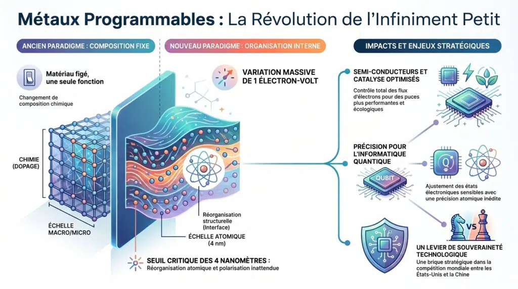 Des métaux enfin « programmables »