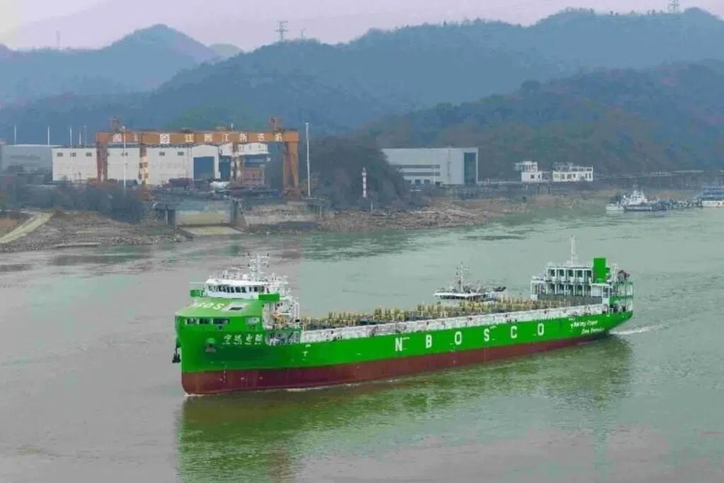 Le Ning Yuan Dian Kun est conçu pour opérer sur une route relativement courte, entre deux ports chinois.