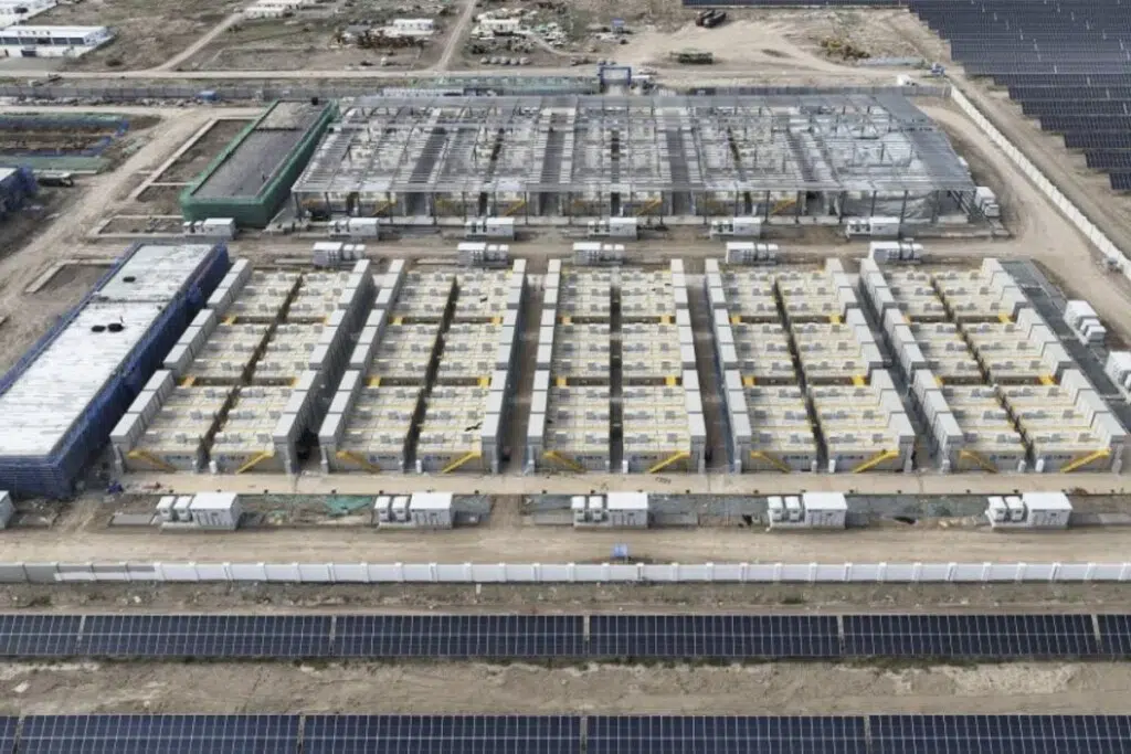 Le projet Jimusaer Vanadium Flow Battery Energy Storage en Chine.