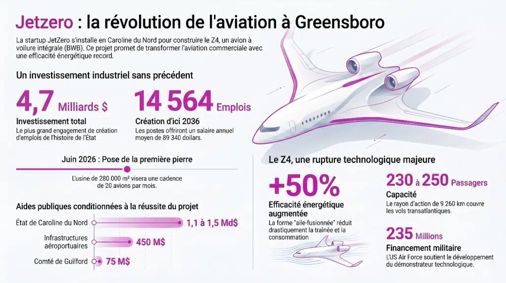 Résumé sur le projet d'usine de Greensboro