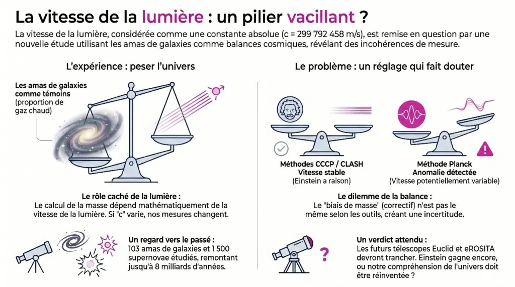 Vitesse de la lumière vacillante ?