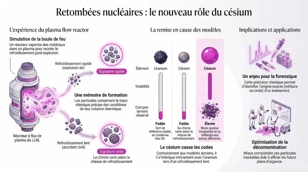 Résumé sur la découverte du LLNL sur le césium