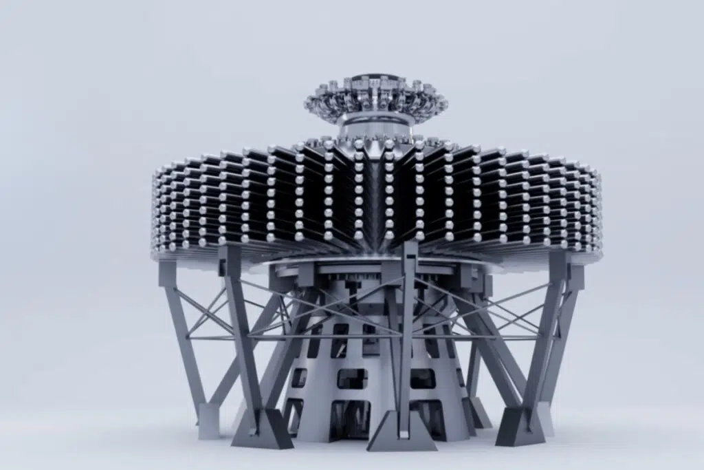 Dans LM26, l'enveloppe métallique est faite de lithium liquide. Le plasma est formé par un injecteur baptisé PI3, qui est le 24e prototype construit par General Fusion depuis 2002 (et le résultat de plus de 200 000 expériences sur plasma). Le tout est ensuite comprimé par des pistons mécaniques à haute énergie, comme un mortier industriel.