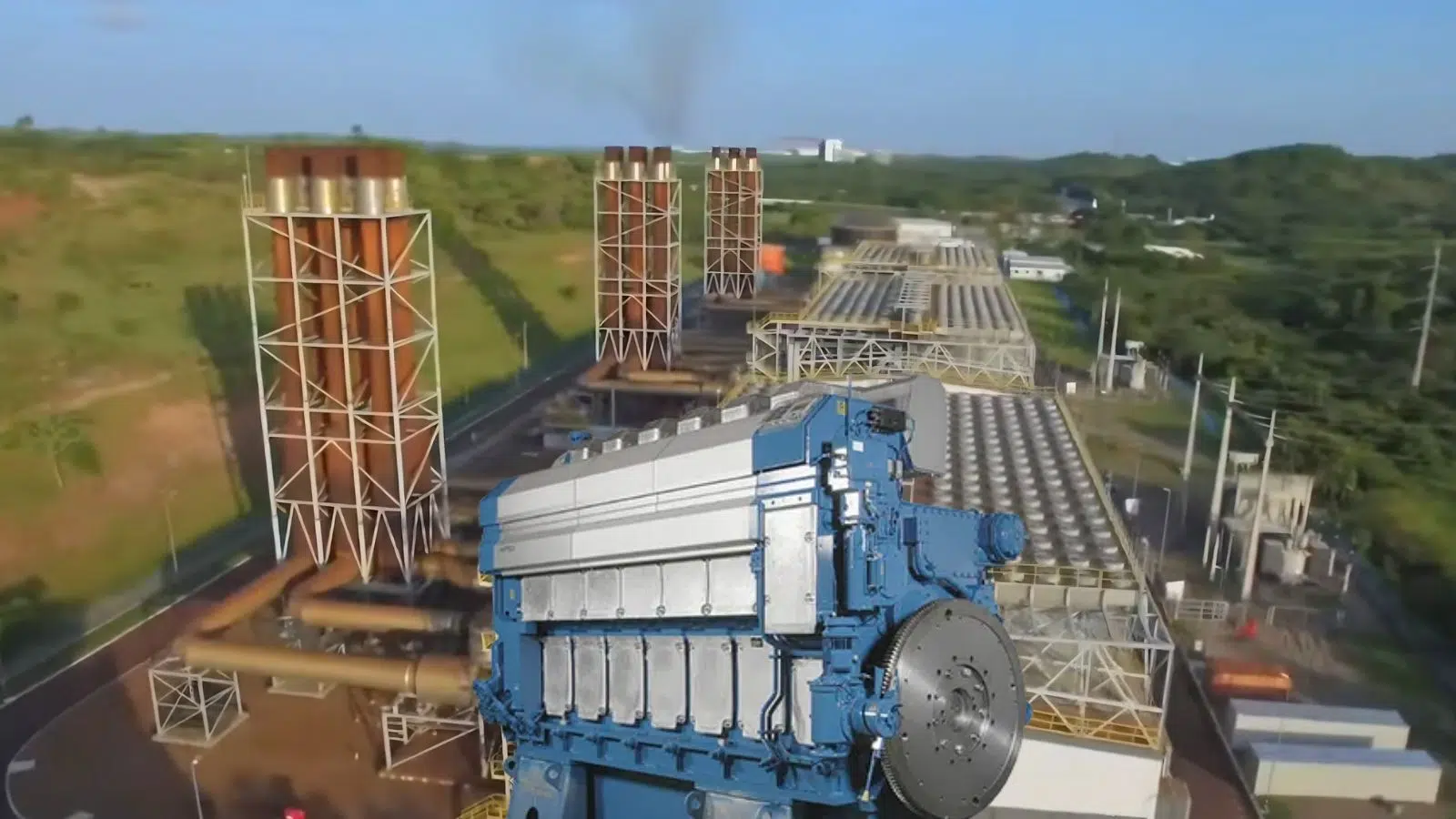 Le Brésil parie une grande partie de son avenir énergétique sur cet énorme moteur 32M de 100 tonnes qui fonctionnera désormais au bioéthanol à base sucre de canne