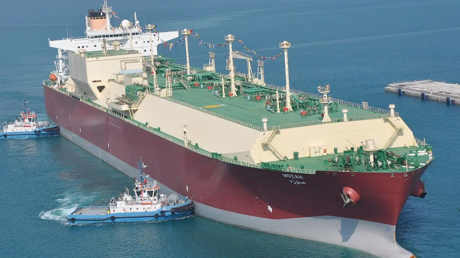 La Chine présente un nouveau « monstre » marin de 344 mètres pour 220 000 tonnes qui établira le nouveau record du monde pour un méthanier : le QC-Max La Chine présente un nouveau « monstre » marin de 344 mètres pour 220 000 tonnes qui établira le nouveau record du monde pour un méthanier : le QC-Max