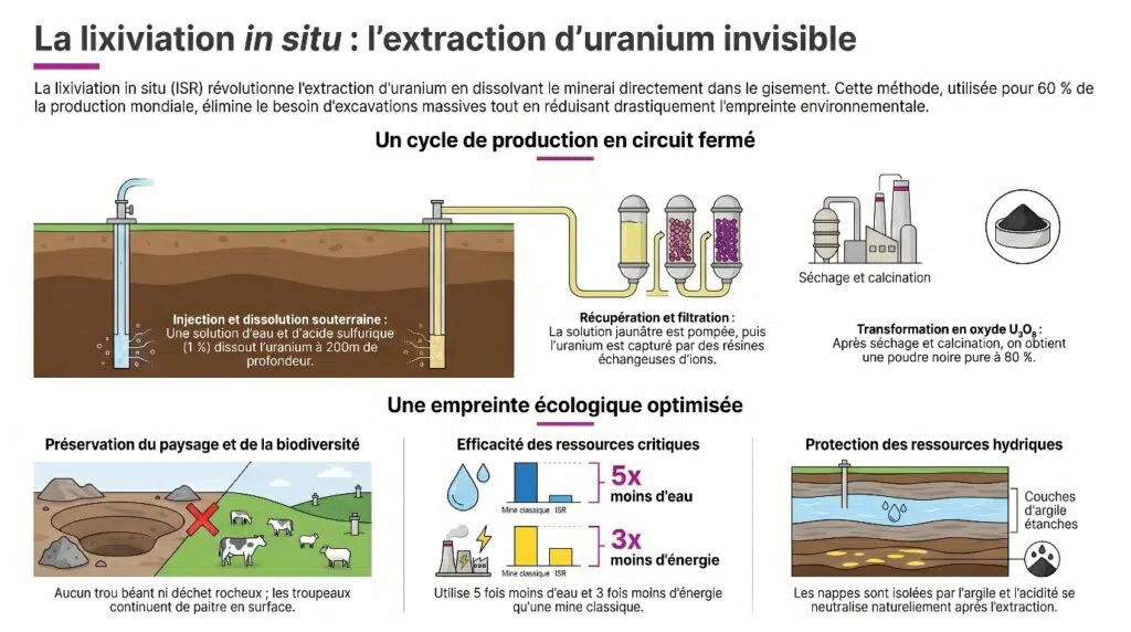 Lixiviation d'uranium in situ