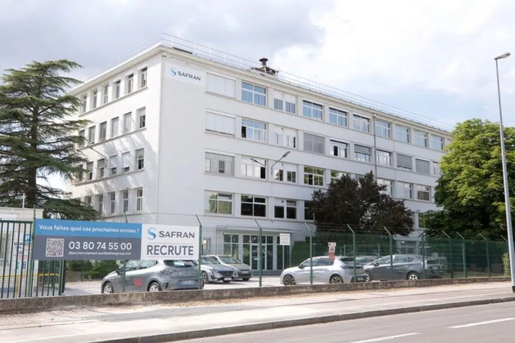 Site de Safran Electronics & Defense de Dijon au 45, avenue de Stalingrad.