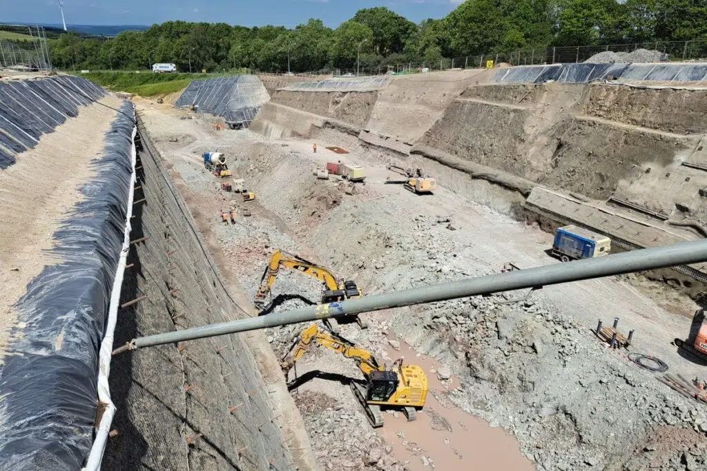 Chantier de Hosingen - crédit : Eiffage