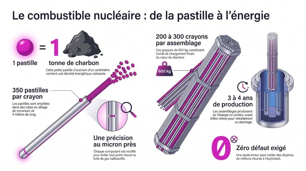 Que regroupe exactement le terme de « combustible nucléaire » ?