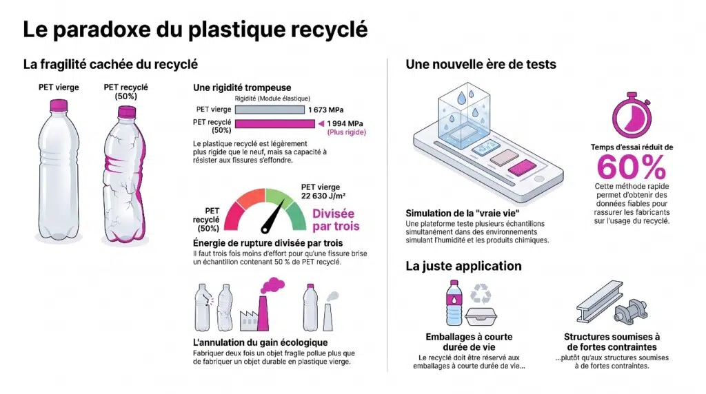 Le paradoxe du plastique recyclé