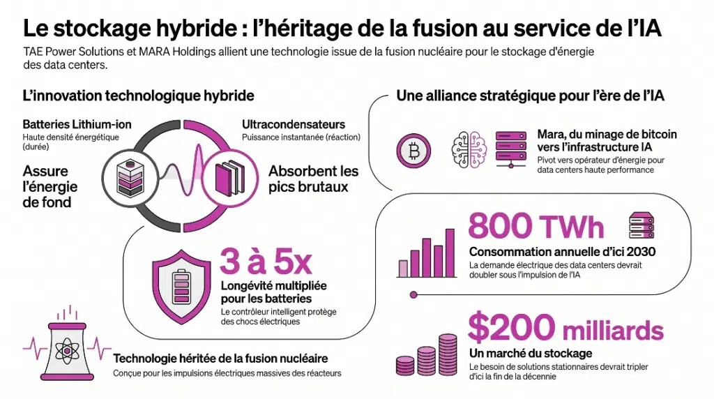 Résumé de la batterie hydride de TAE Power Solutions en un coup d'oeil