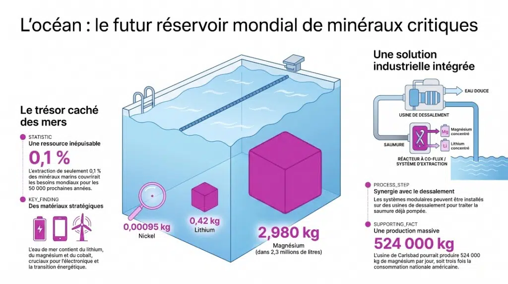 L'océan, réservoir de minéraux