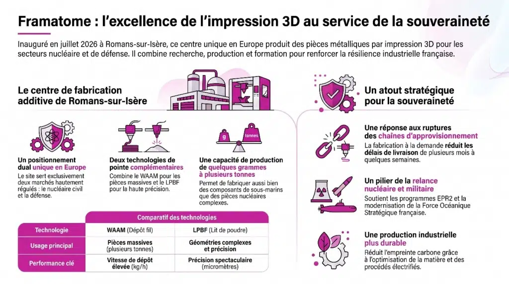 nouveau centre de fabrication additive métallique de Romans-sur-Isère