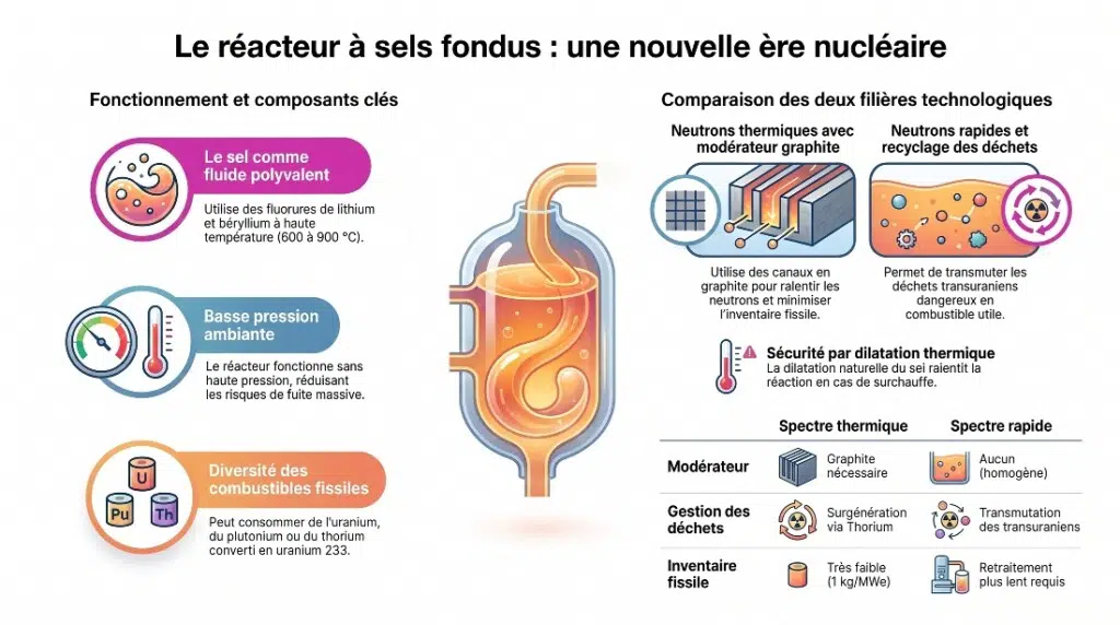 Le réacteur à sels fondus (MSR)