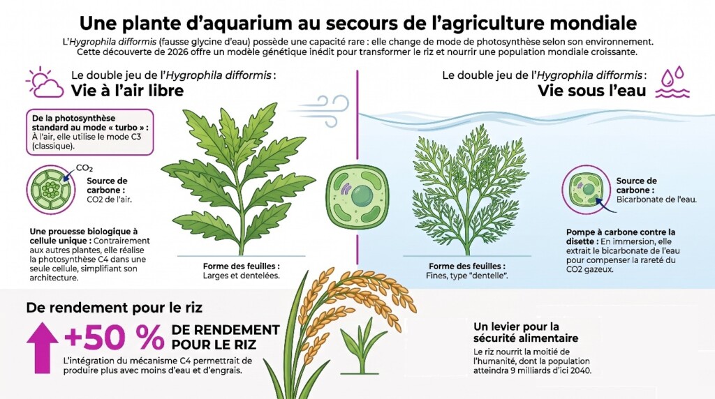Hygrophila difformis et l'agriculture mondiale