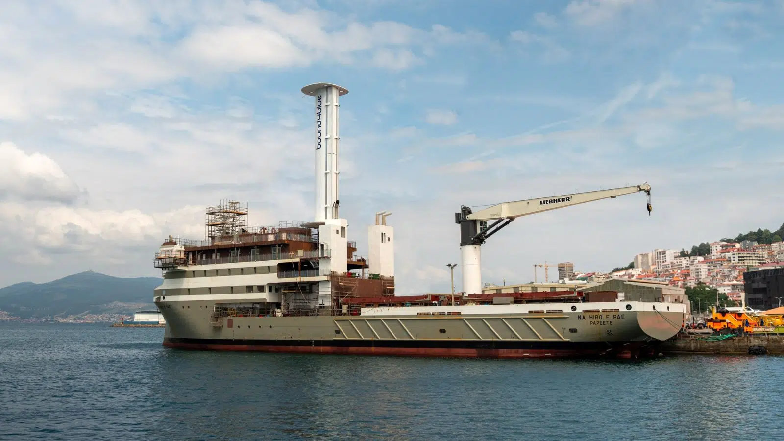 Cette île française va être le point de départ du tout premier cargo polyvalent au monde à voguer avec l'aide du vent nouvelle génération
