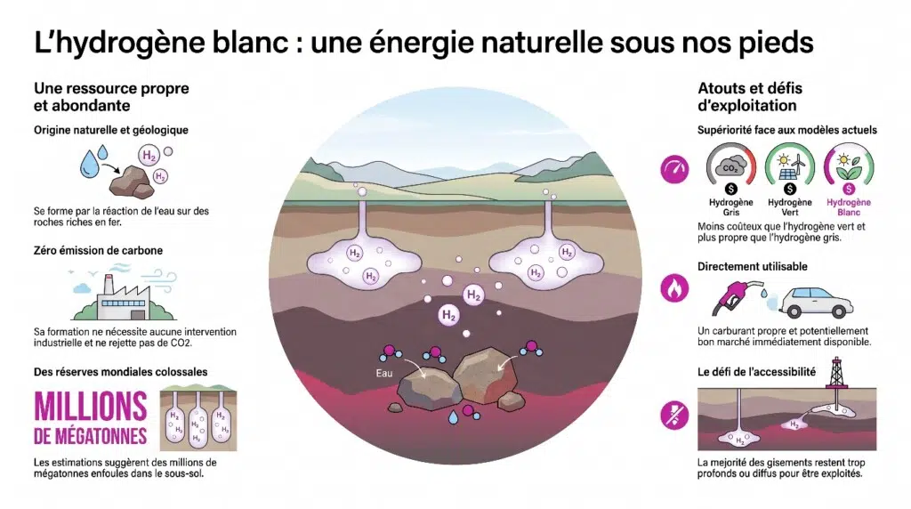 L'hydrogène blanc, énergie naturelle