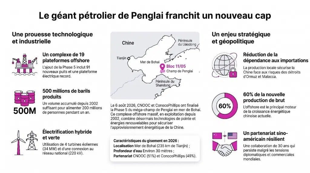 le champ pétrolier de Penglai
