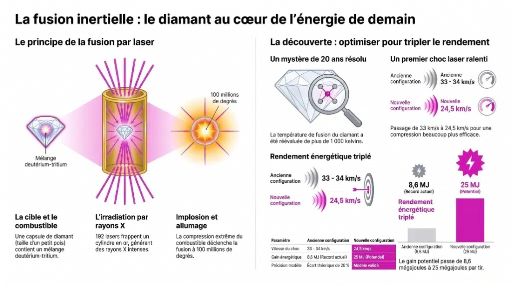 La fusion inertielle au diamant