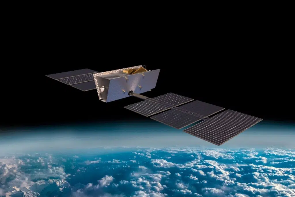 Vue d'artiste : Satellites IRIS² L1 - Crédit : Airbus