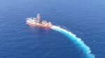 Le navire de forage océanique chinois Mengxiang - crédit CCTV