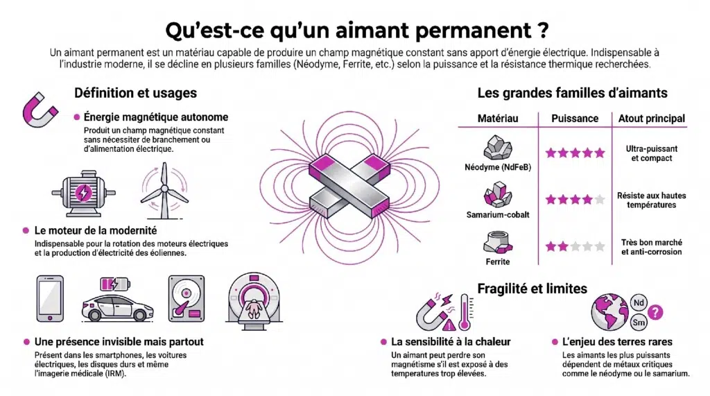 Tout sur l'aimant permanent