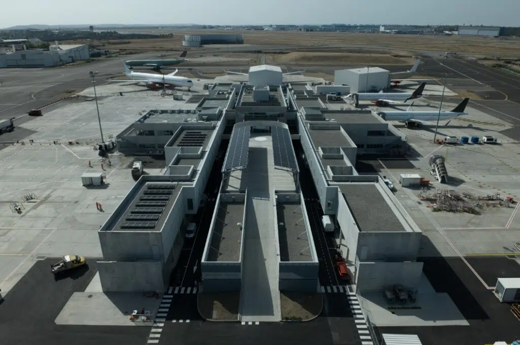 Nouveau centre de livraisons sur le site Jean-Luc Lagardère au nord-ouest de Toulouse - crédit : Airbus