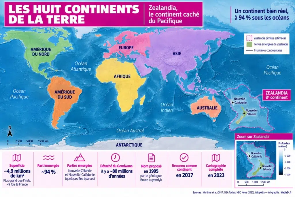 Zealandia, le 8e continent