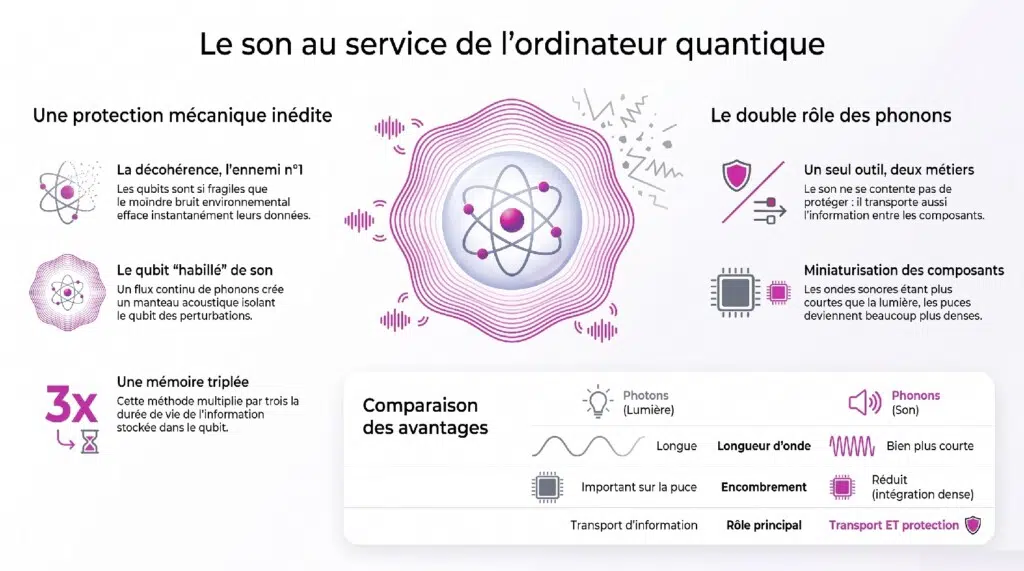 Le son et l'informatique quantique