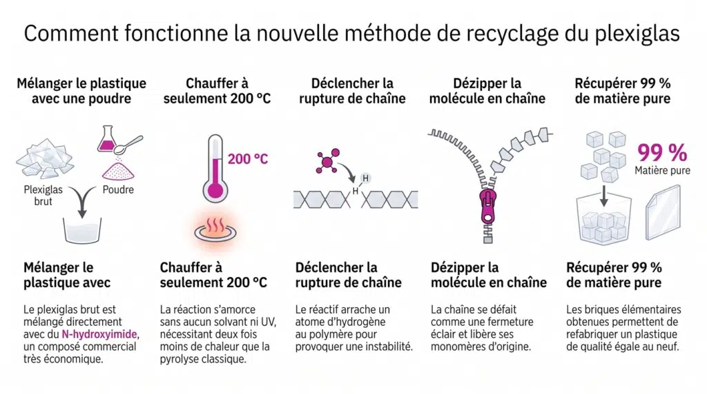 Nouvelle méthode de recyclage plexiglas