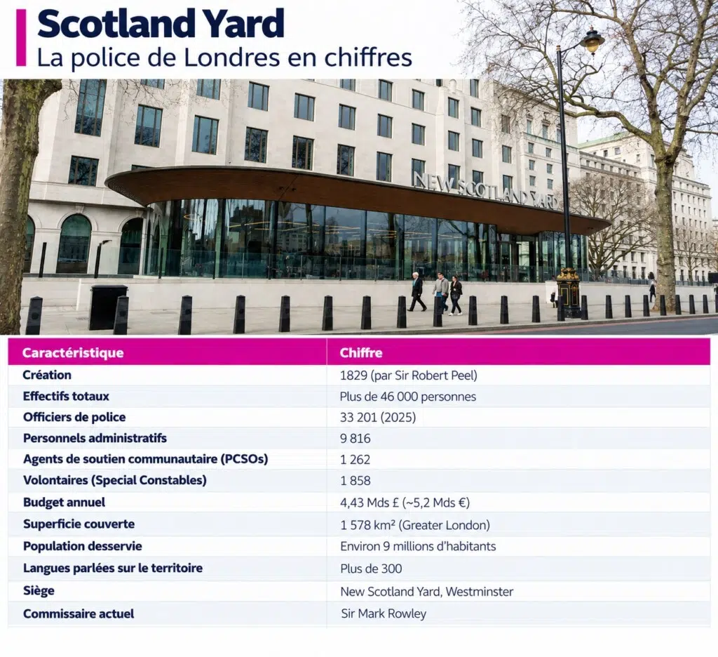 Scotland Yard en chiffres