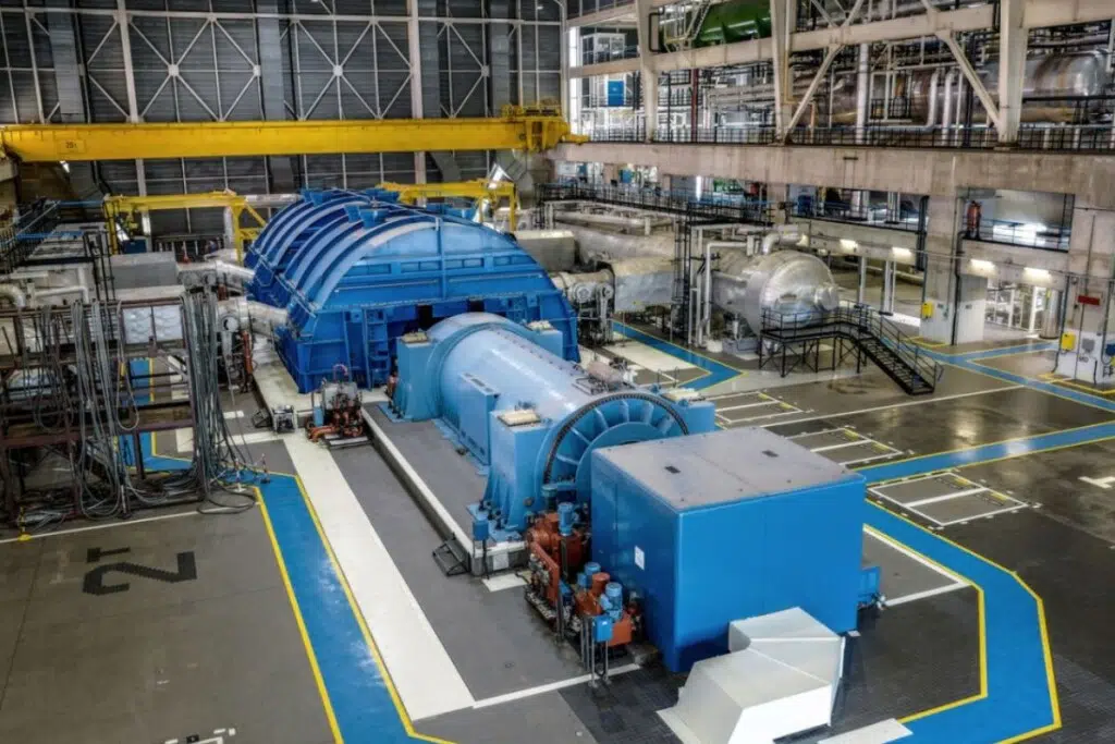 Turbine de la centrale nucléaire de Cruas-Meysse - crédit : EDF