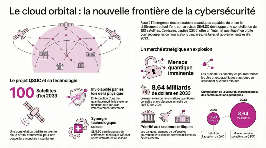 La constellation de satellites quantiques de SEAL SQ.
