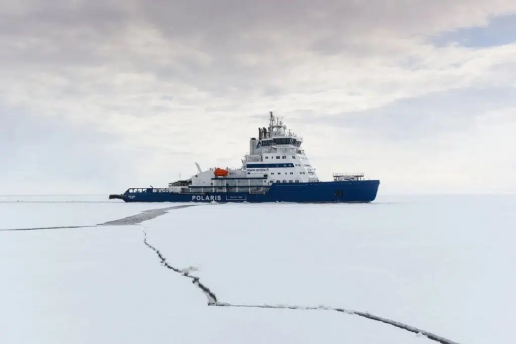 Le Polaris, le plus récent brise-glace finlandais, a été lancé en 2017 et fonctionne au GNL.