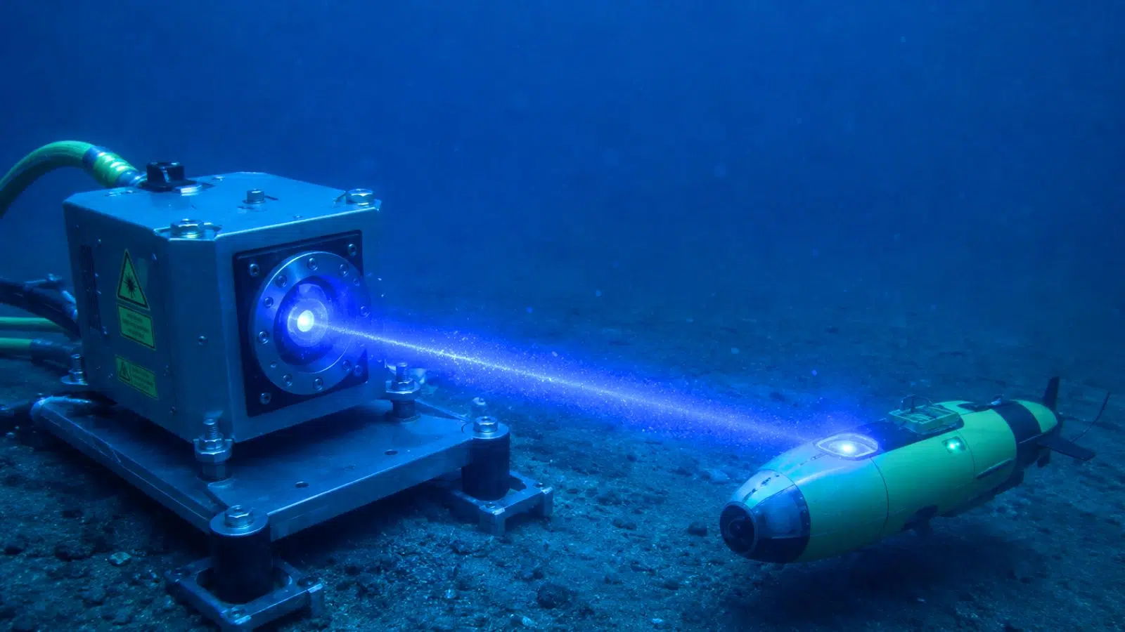 Le projet de recharge sous-marine le plus high-tech du monde propose d’utiliser cette classe particulière de laser sur les drones sous-marins : DEEP LIGHT