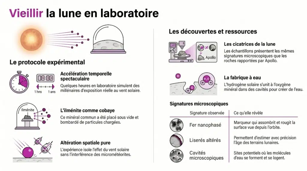 Résumé de l'expérience sur l'ilménite