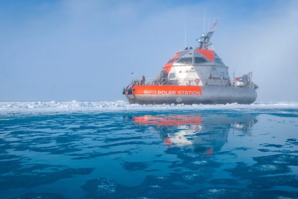 Le Tara Polar Station sur la Banquise - Crédit : Maéva Brady