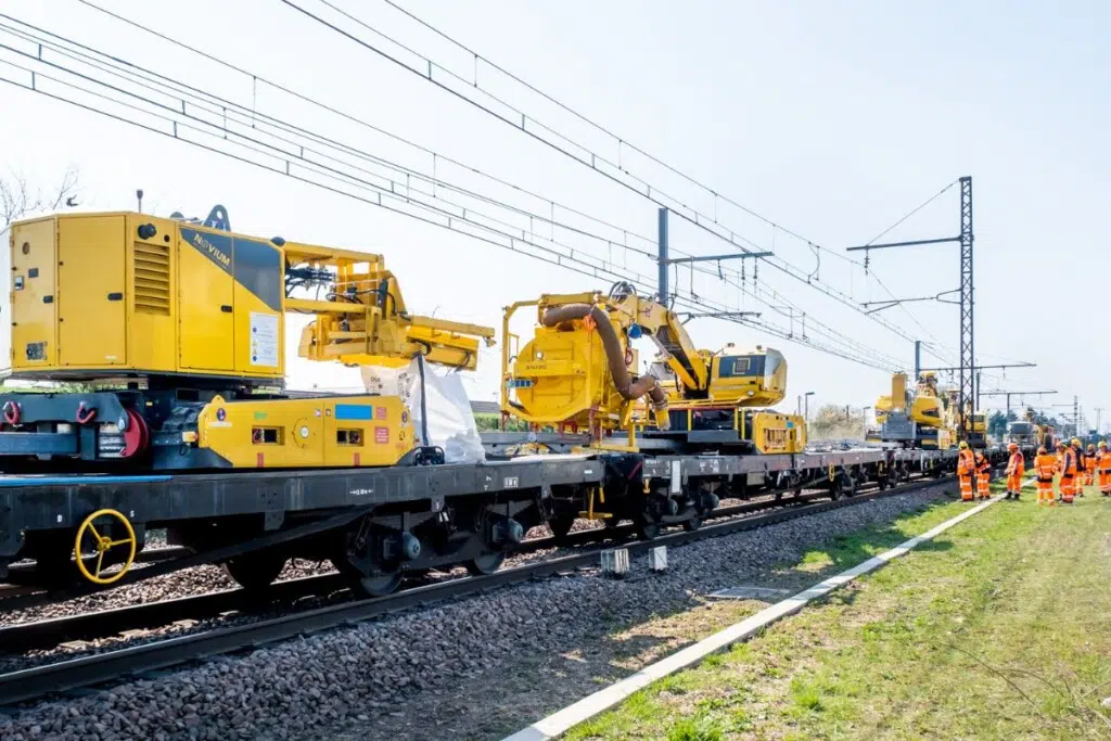La suite rapide caténaire 1 500 V - crédit : NGE