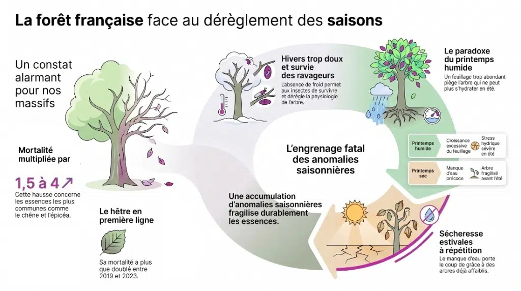 Résumé sur l'état des forêts françaises en 2026