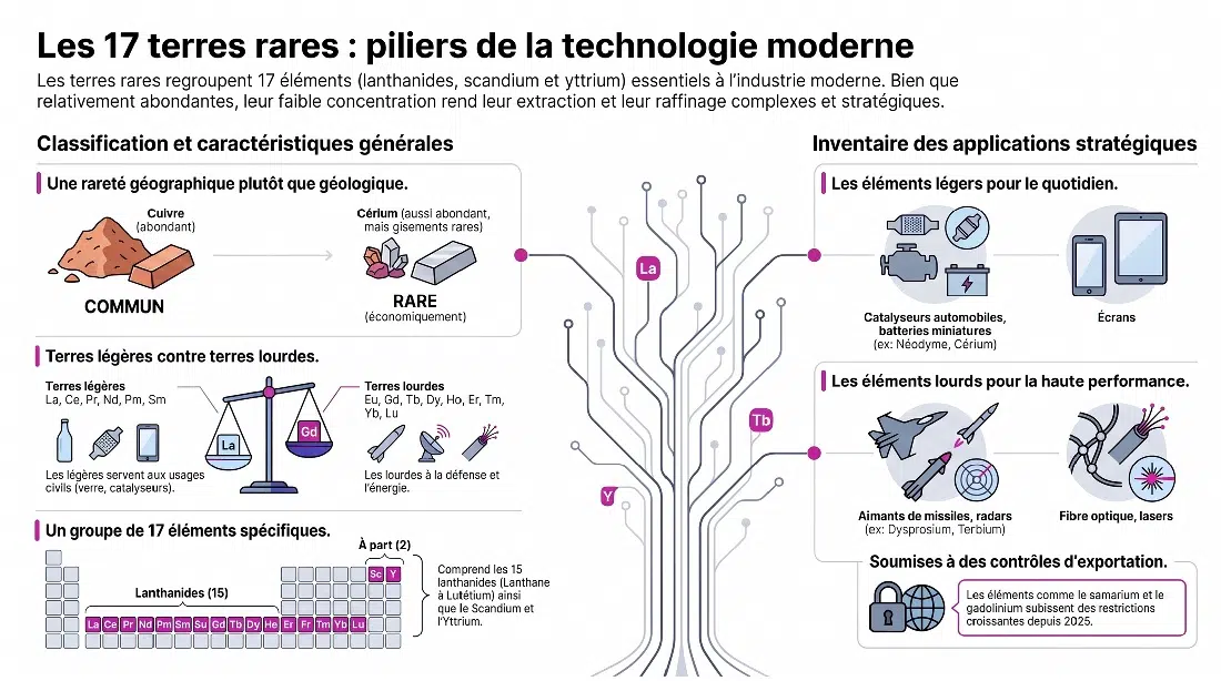 Les 17 terres rares