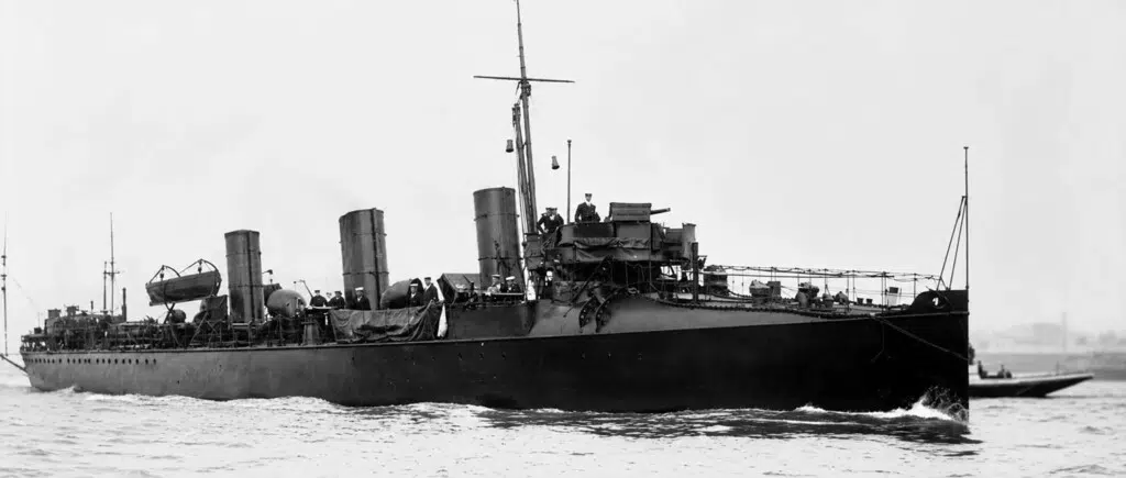 Le destroyer lance-torpilles HMS Tiger a été perdu en 1908.